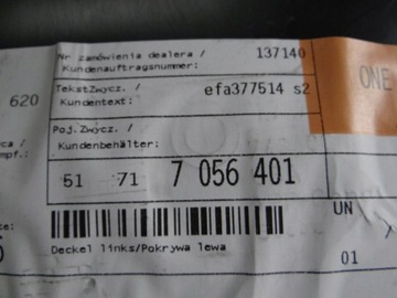 BMW OE 51717056401 7056401