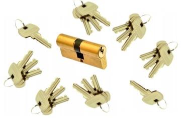 Wkładka bębenkowa do zamka 30/30 GERDA +20 kluczy