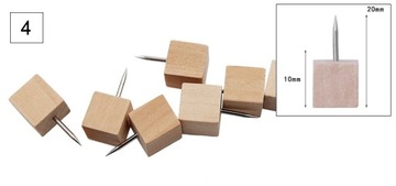 эко ДЕРЕВЯННЫЕ ШПИЛЬКИ - 10 штук - выкройки