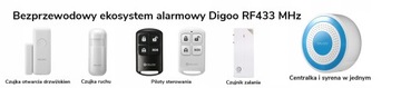 Пульт дистанционного управления RF 433 для системы сигнализации Digoo