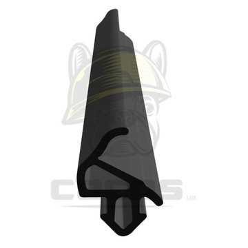 Уплотнитель окон ПВХ S-1559 ALUPLAST ЧЕРНЫЙ 1м