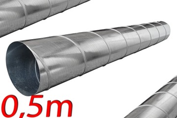 ТРУБА SPIRO 100 ММ ЖЕСТКИЙ ВЕНТИЛЯЦИОННЫЙ КАНАЛ 0,5 м
