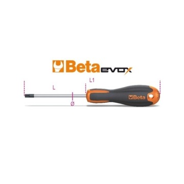 ОТВЕРТКА TORX BETA EVOX T40 x 130 мм 1207E/TX
