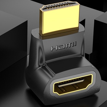 ВЕРХНИЙ АДАПТЕР VENTION ANGLE HDMI 2.0 UHD 4K 60 Гц 90 ГРАДУСОВ