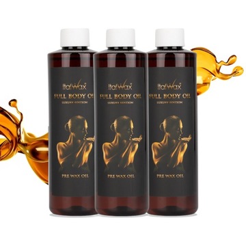 ZESTAW OLEJEK PRZED DEPILACJĄ ITALWAX FULL BODY OIL 250 ml 2+1gratis