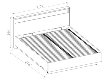 Комплект мебели для спальни QUANT COLLECTION - лофт