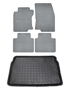 Dywaniki popiel + mata bagażnika Nissan X-trail III T-32 13- dolna podłoga