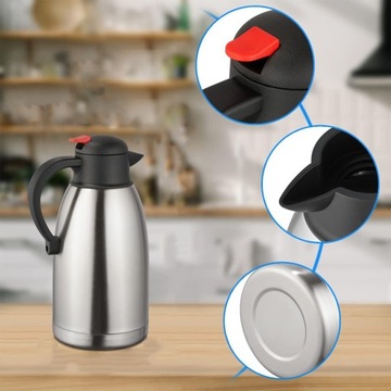 Большой термос из нержавеющей стали емкостью 2 л НОВИНКА