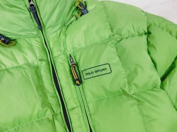 RALPH LAUREN POLO SPORT__DOWN JACKET__PUCHOWA__JASNA ZIELEŃ__L