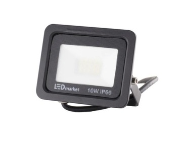 HALOGEN NAŚWIETLACZ LAMPA LED SLIM 10W 3000K