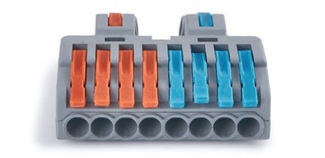 SZYBKOZŁĄCZKA PRZELOTOWA CMK_422-8 0.08 do 2.5 (4.0) mm² - 2 na 8 - 10SZT
