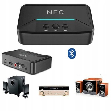 Беспроводной аудиоприемник BT 5.0 NFC Беспроводной аудиоадаптер AUX