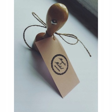 традиционная круглая печать на деревянном колышке, подарок