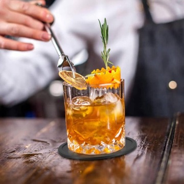 НАБОР СТЕКЛЯННЫХ ПОДСТАВОК ИЗ 8 СИЛИКОНОВЫХ КРУГЛЫХ ПОДСТАВОК