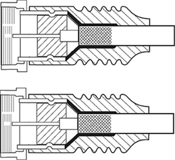 Kabel wtyk F - wtyk F 1,5m Goobay biały 80dB