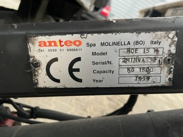 ЛИФТ HYDROCLAP 205x128 ANTEO RCE 15H