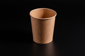 БУМАЖНЫЕ СТАКАНКИ 250МЛ ДЛЯ КОФЕЙНЫХ НАПИТКОВ КРАФТ 100ШТ.