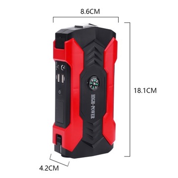 JUMP STARTER BOOSTER 28000mah SAMOCHODU ROZRUCH AWARYJNY POWERBANK 800A 12V
