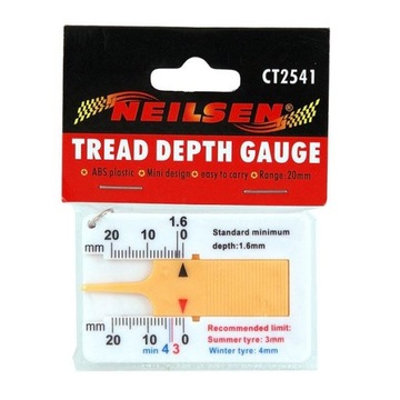 БРЕЛОК ДЛЯ ИЗМЕРЕНИЯ ГЛУБИНЫ ПРОТЕКТОРА ШИН