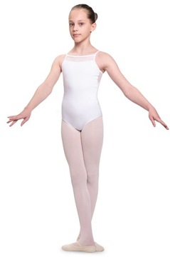 DZIECIĘCE BODY NA RAMIĄCZKACH DO BALETU 134/140