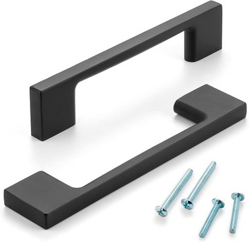 МЕБЕЛЬНАЯ РУЧКА классическая 128мм Матовая Черная