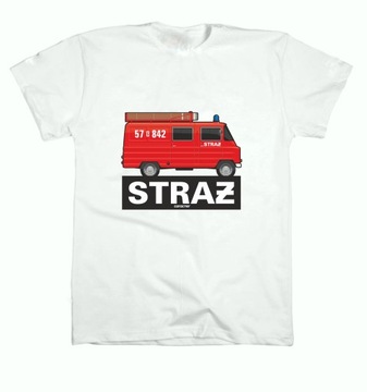 T-shirt koszulka SŁUŻBY PRL ŻUK Straż Strażak