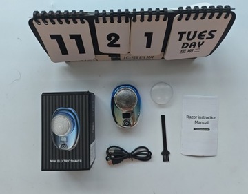 Портативная мини-электробритва USB, водонепроницаемая для влажной и сухой уборки