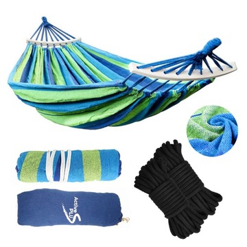 БОЛЬШОЙ ДВОЙНОЙ ГАМАК XXXL САДОВЫЙ, БОЛЬШИЕ КАЧЕЛИ НА 2 ЧЕЛОВЕКА + ЧЕХОЛ