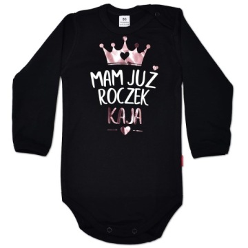 Czarne body Mam już roczek 98