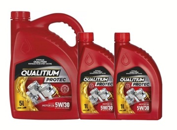 QUALITIUM PROTEC 5W30 7L olej SYNTETYCZNY komplet
