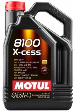Масло моторное Motul 8100 X-cess 5л 5W40