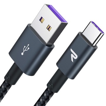 kabel USB-C Typ C Quick Charge 3.0 RAMPOW 2m