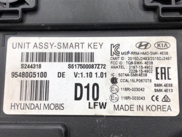 MODUL SMART KEY KIA NIRO 16-22 95480G5100