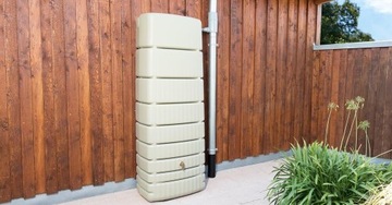 Zbiornik na deszczówkę Slim 650l, beżowy