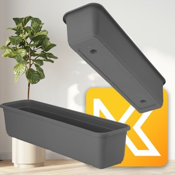 БАЛКОННАЯ ЯЩИКА 60см ЦВЕТОЧНЫЙ ГОРШОК