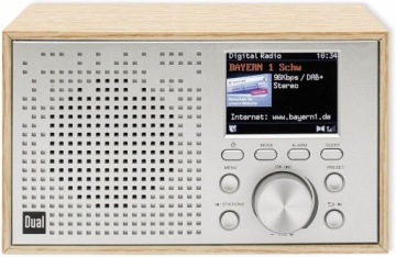 Радио DUAL DCR 100 DAB+ FM RDS Эквалайзер БАТАРЕИ ДЕРЕВЯННЫЙ ЖК-дисплей