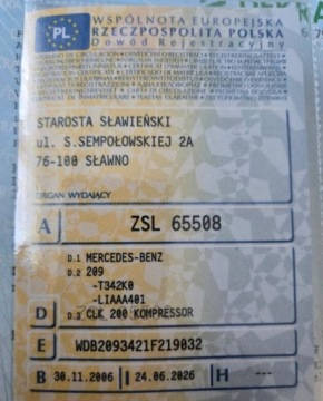 Mercedes CLK W209 Coupe C209 1.8 (200 Kompressor) 163KM 2006 Mercedes-Benz CLK Polskie tabliceZarejestrowany Bardzo dobrym stanie, zdjęcie 29