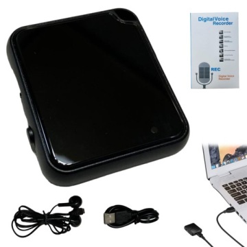 Špionážní Diktafon 16GB 284H Mini MP3 Přehrávač Pro Přednášky A Výuku