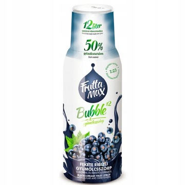 SYROP FRUTTAMAX CZARNA PORZECZKA KONCENTRAT DO SATURATORA