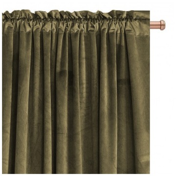 ZASŁONA ZACIEMNIAJĄCA WELUR IMPERIAL 140x250 wys. ciemny beż NA TAŚMIE