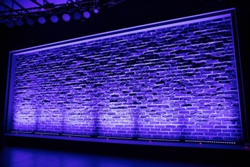НАБОР 8 СВЕТОДИОДНЫХ ПАНЕЛЬ ЦВЕТОВОГО ЭТАПА 24x4 RGBA 8 СЕКЦИЙ ДИСТАНЦИОННАЯ КРЫШКА