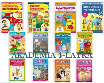 AKADEMIA 4-LATKA ZESTAW KSIĄŻEK