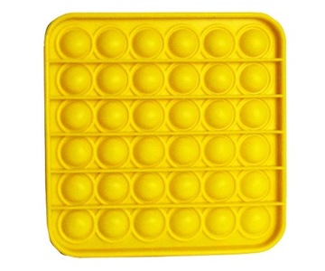 POP IT ZABAWKA ANTYSTRESOWA KWADRAT ŻÓŁTY