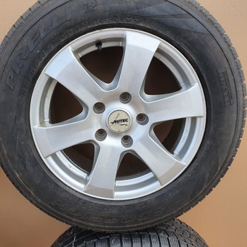 ЛЕГКОСПЛАВНЫЕ ДИСКИ КОЛЕСА AUTEC 17 5X130 8J ET53 КОМПЛЕКТ ШИН