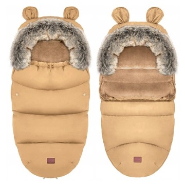 ŚPIWOREK DO GONDOLI WÓZKA ZIMOWY CIEPŁY NA SANKI TUTUMI TEDDY PRO N 4w1