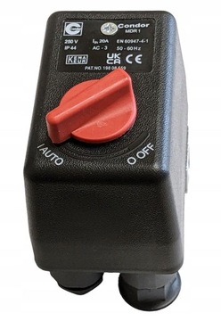 Wyłącznik ciśnieniowy presostat Condor MDR1 230V przyłącze 3/8