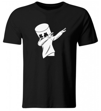 KOSZULKA DZIECIĘCA MARSHMELLO DAB CZARNA ROZ. 152