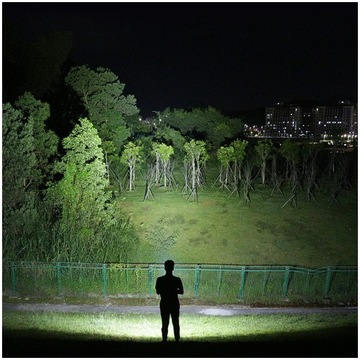 МОЩНЫЙ СВЕТОДИОДНЫЙ ТАКТИЧЕСКИЙ ФОНАРЬ P90 ZOOM ВОЕННЫЙ ПОИСК, АККУМУЛЯТОРНЫЙ USB-C