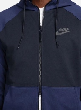 Męska bluza dresowa z kapturem Nike Sportswear Tech Essential Navy r.S