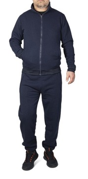 Komplet Sportowy Ocieplany Bluza+Spodnie Joggery Z005 N r.M